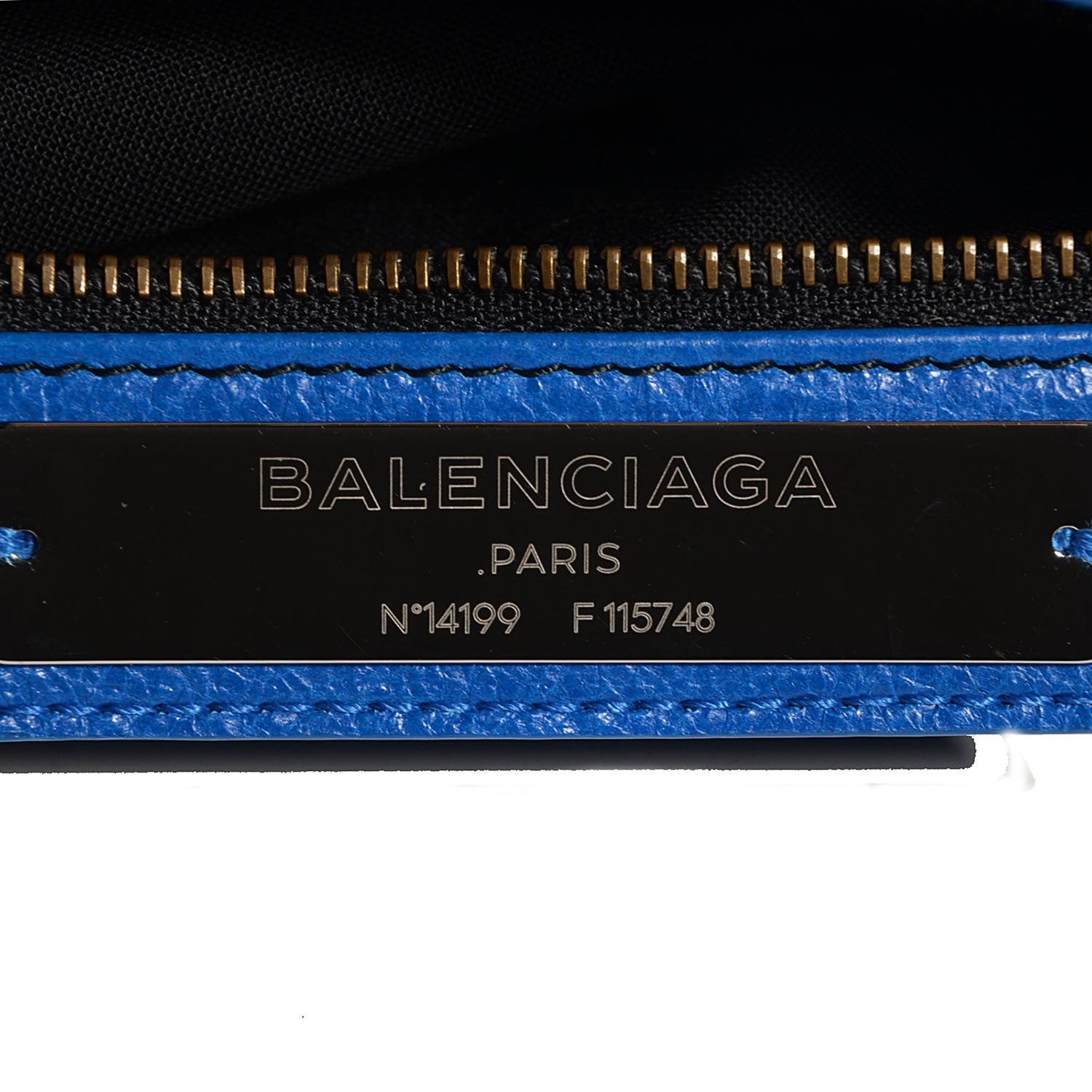 Balenciaga Agneau Classic Hardware City Bleu Lazuli 12 of 13