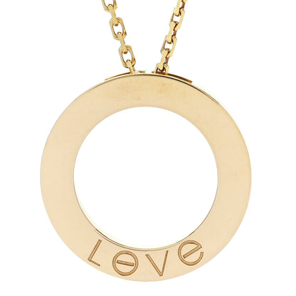 Cartier 18K Yellow Gold LOVE Pendant Necklace 5 of 6