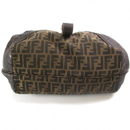Fendi Zucca Nappa Nuvolata Vitello Tortuga Spy Tobacco Moro 4 of 12
