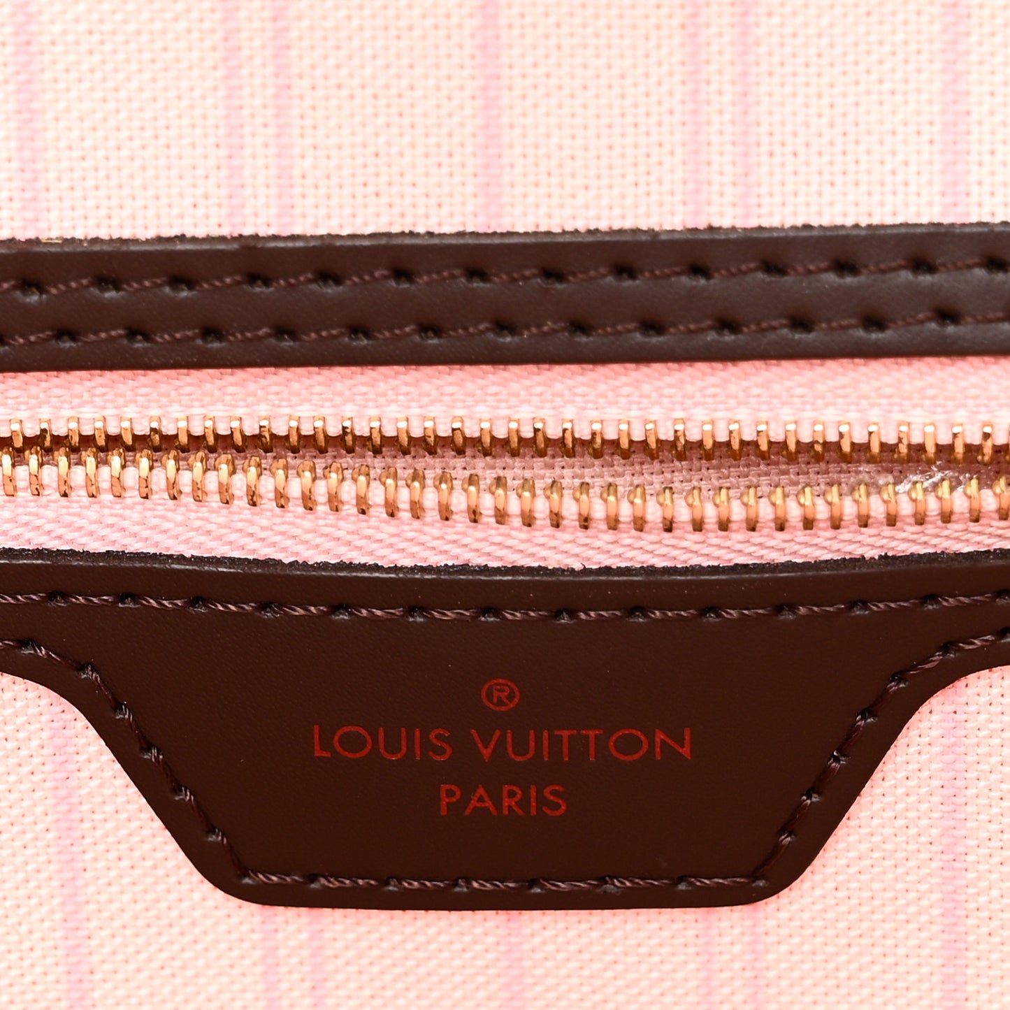 Damier Ebene Neo Neverfull MM Rose Ballerine