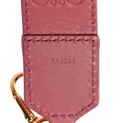 Loewe Satin Calfskin Embossed Anagram Strap Plumrose 5 of 5