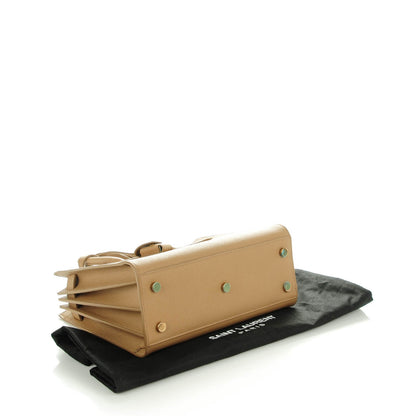 Saint Laurent Grained Calfskin Baby Sac De Jour Deep Beige 4 of 7
