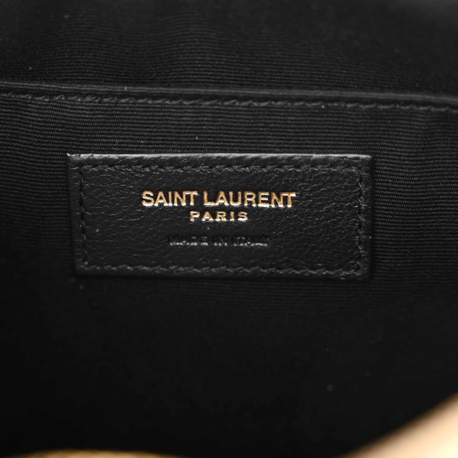 Saint Laurent Calfskin Matelasse Monogram Lou Camera Bag Dark Beige 5 of 12
