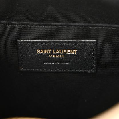 Saint Laurent Calfskin Matelasse Monogram Lou Camera Bag Dark Beige 5 of 12