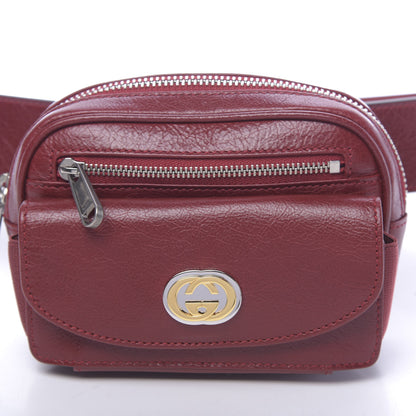 Gucci Fluffy Calfskin Mini Morpheus Belt Bag 90 36 Red 8 of 11