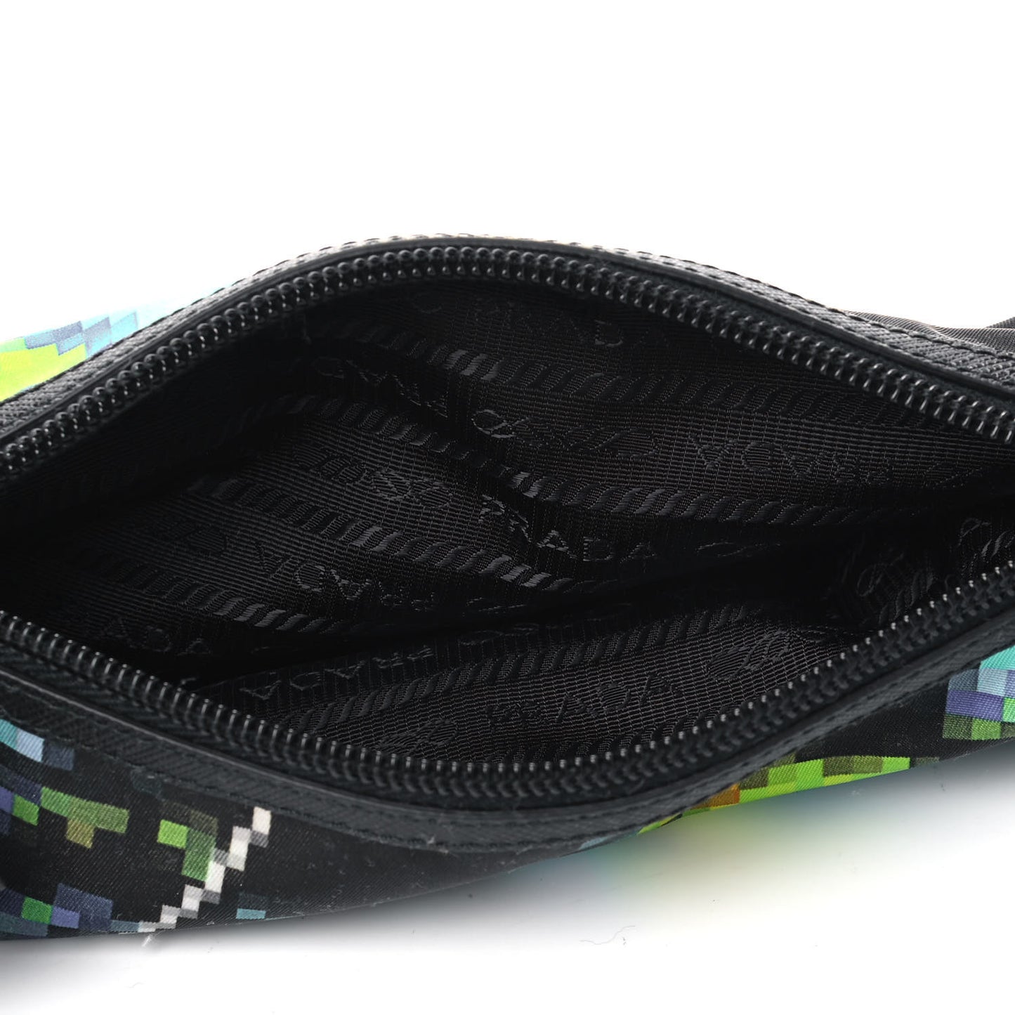 Nylon Tessuto Radar Cosmetic Pouch Black