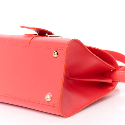 Delvaux Box Calfskin Mini Brillant Satchel Coral 12 of 12