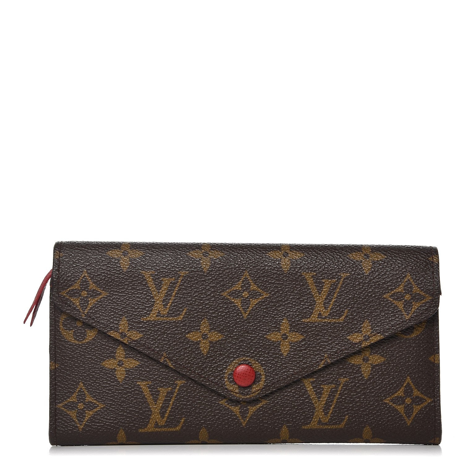 Louis Vuitton Monogram Josephine Wallet Red 1 of 7
