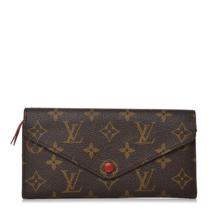 Louis Vuitton Monogram Josephine Wallet Red 1 of 7