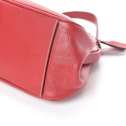 Prada Goatskin Cerniera Small Doctor Bag Rubino 10 of 10