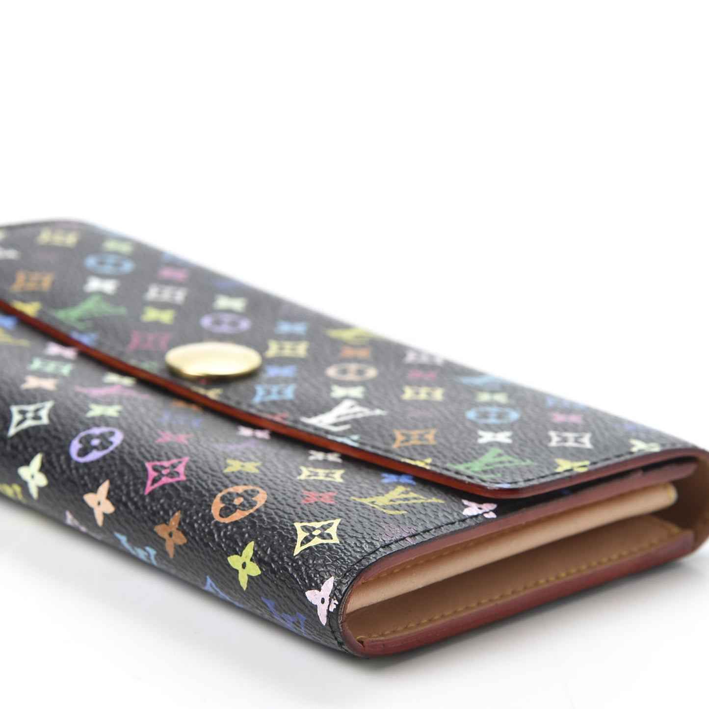 Monogram Multicolor Sarah Wallet Black