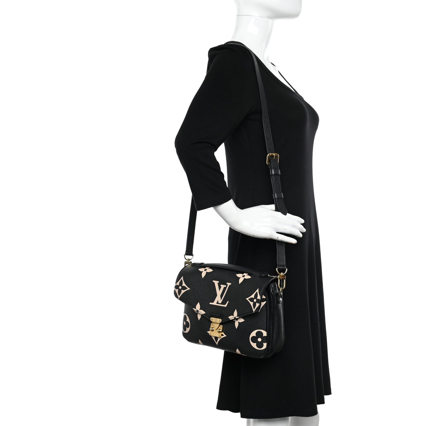 Empreinte Monogram Giant Pochette Metis Black Beige