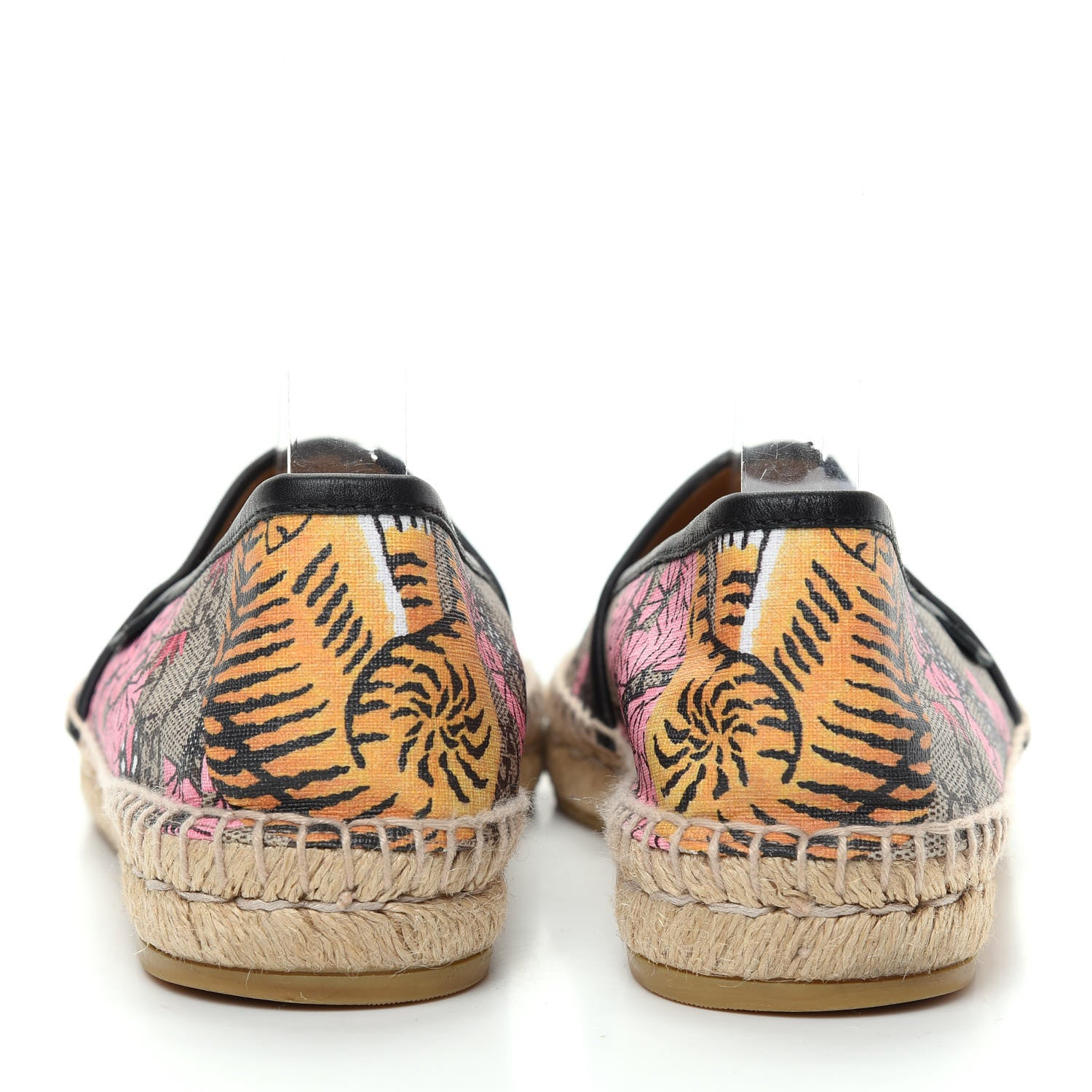 Gucci GG Supreme Monogram Bengal Espadrilles 38.5 Beige Pink 7 of 10