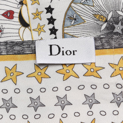 Christian Dior Silk L'Etoile Mitzah Scarf 4 of 6