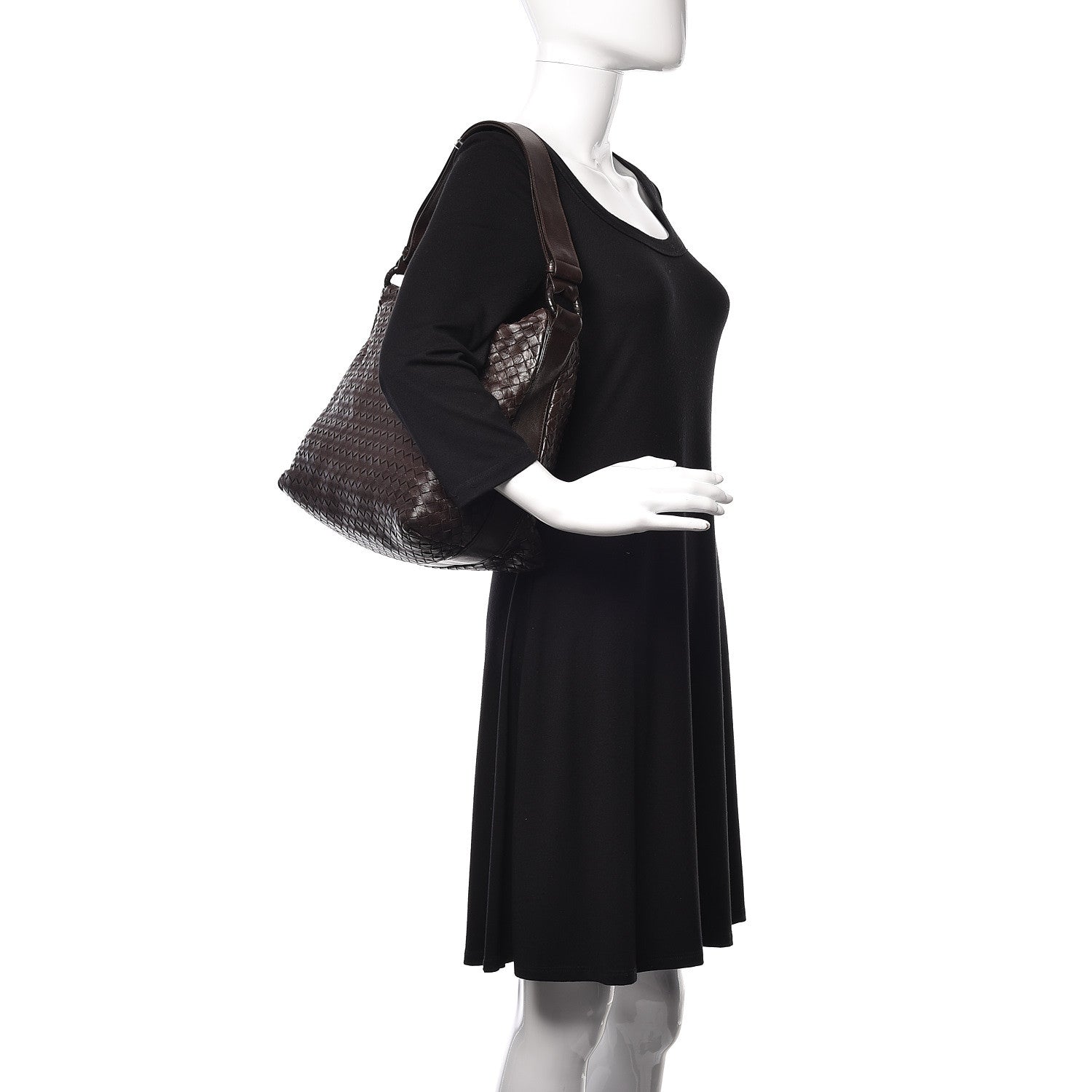 Bottega Veneta Nappa Intrecciato Hobo Ebano 2 of 11