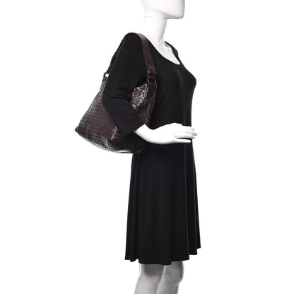 Bottega Veneta Nappa Intrecciato Hobo Ebano 2 of 11