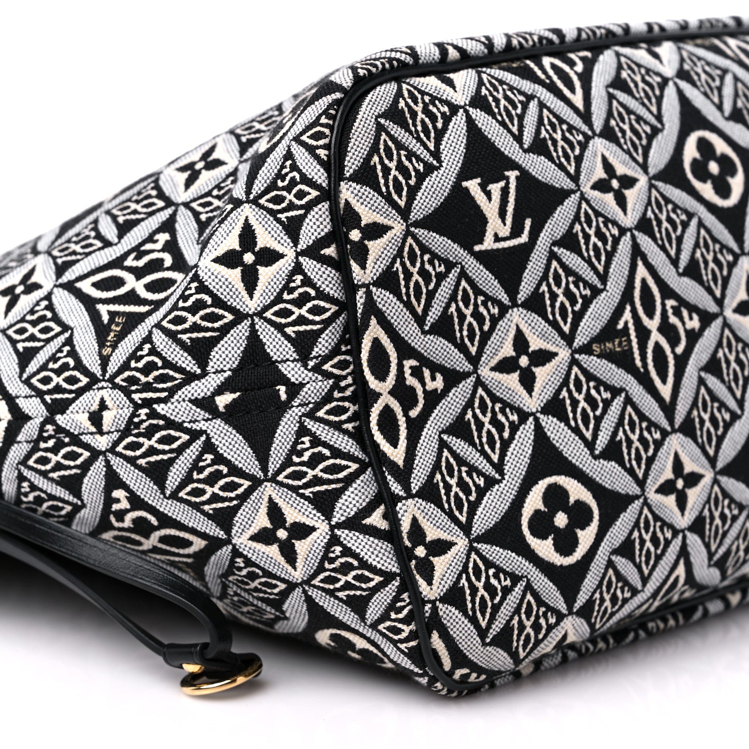 Louis Vuitton Jacquard Since 1854 Neverfull MM Grey 9 of 13
