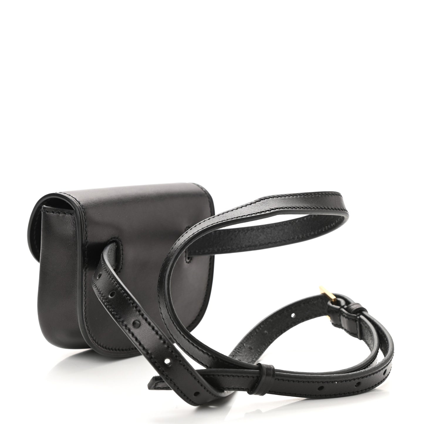 Smooth Calfskin Mini Classic Monogram Kaia Belt Black