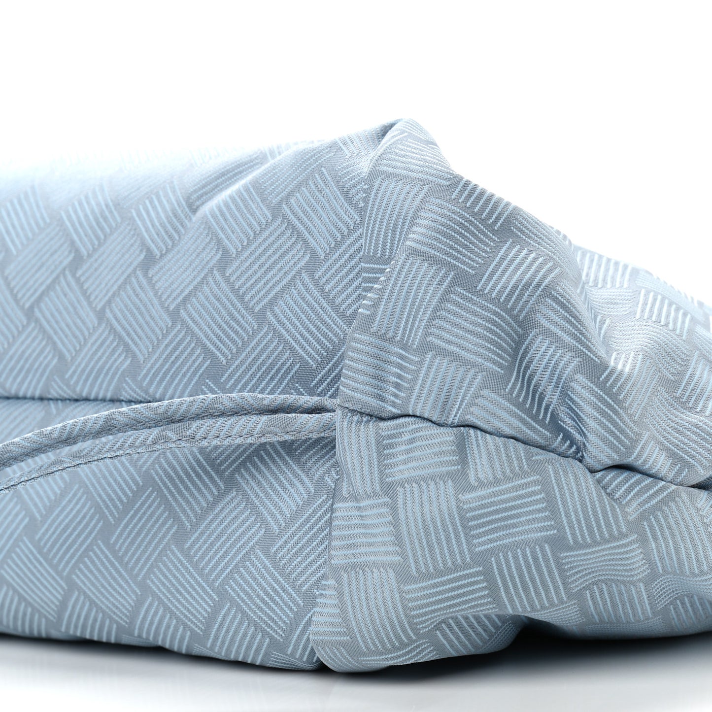 Fabric Intrecciato Small The Point Triangle Bag Light Blue