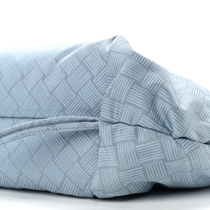 Bottega Veneta Fabric Intrecciato Small The Point Triangle Bag Light Blue 8 of 8