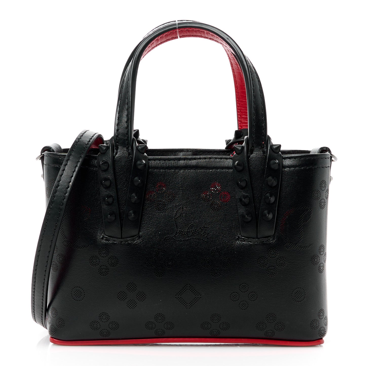 Calfskin Loubinthesky Nano Cabata Tote Black