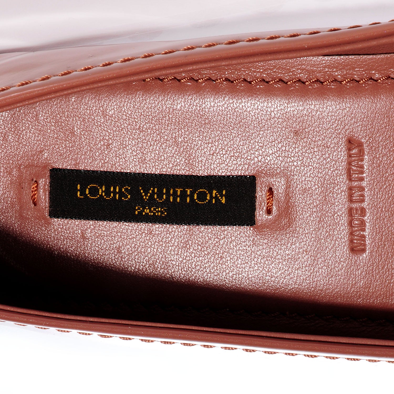 Louis Vuitton Patent Oxford Ballerina Flats Rose Velours 39.5 6 of 7