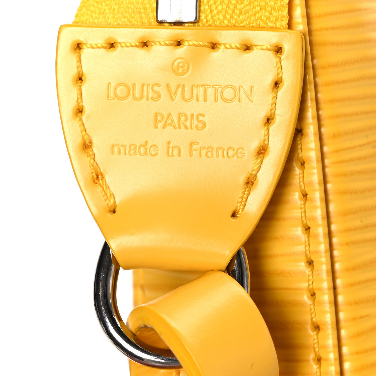 Louis Vuitton Epi Pochette Accessories NM Citron 6 of 10