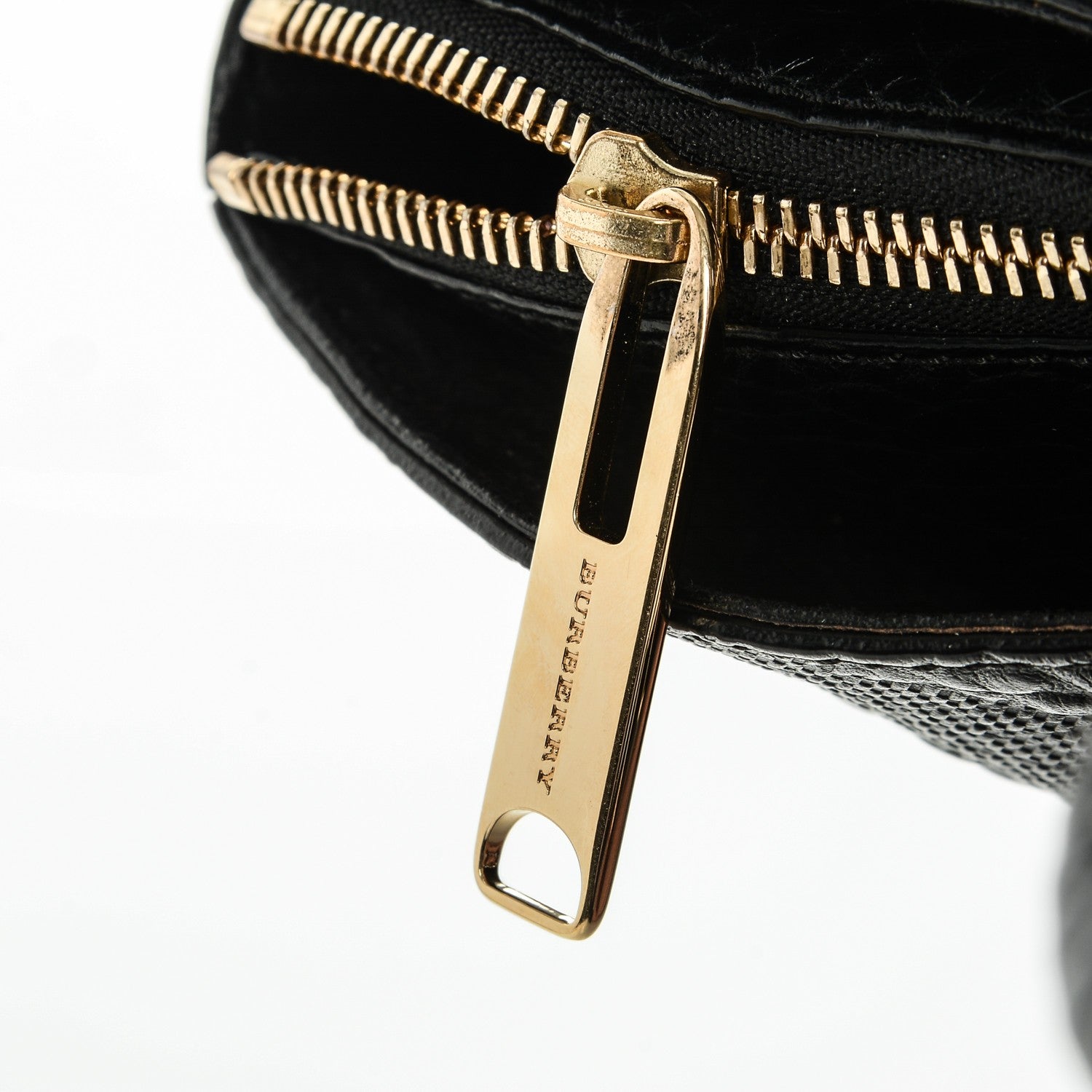 Burberry Heritage Grain Check Embossed Medium Dewsbury Tote Black 6 of 8