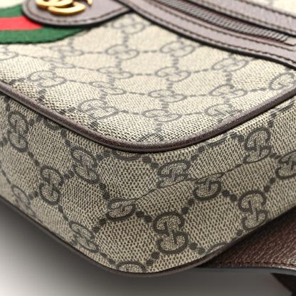 Gucci Soft GG Supreme Monogram Medium Ophidia Belt Bag Dark Brown 9 of 9