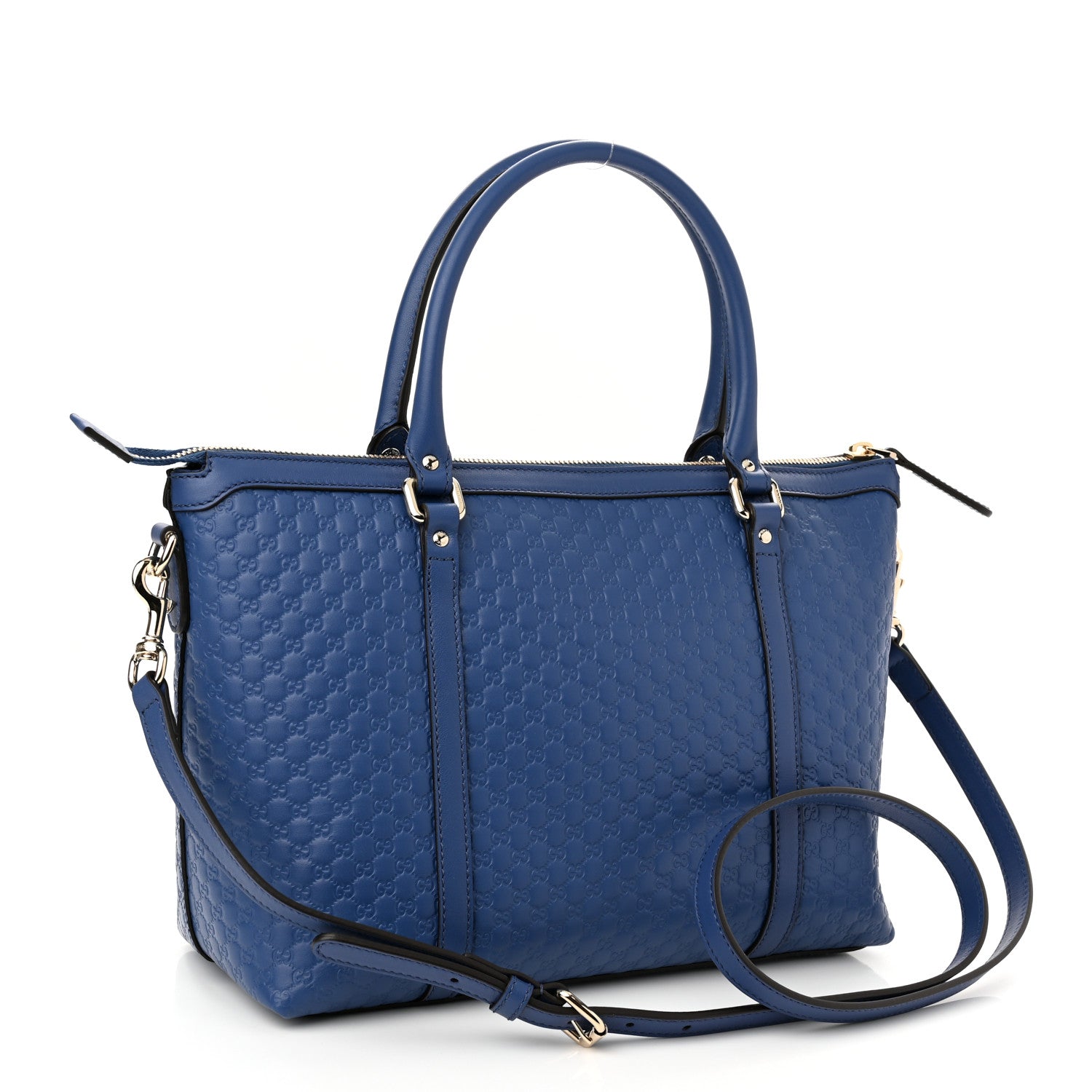 Gucci Soft Microguccissima Small Zippered Satchel Caspian 3 of 10