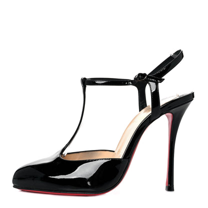 Christian Louboutin Patent Me Pam 100 Pumps 37 Black 1 of 7