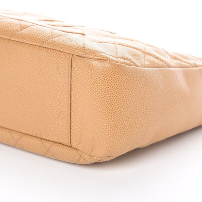 Chanel Caviar Quilted Hobo Beige 9 of 9