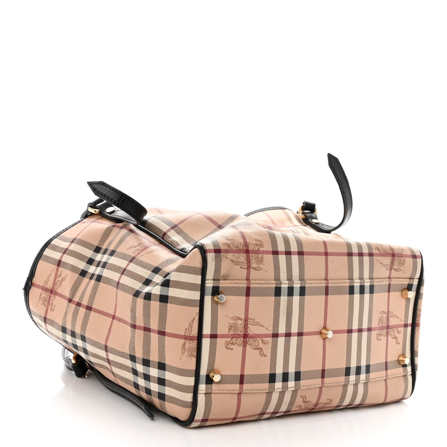 Burberry Haymarket Check Small Canterbury Tote Chocolate 4 of 10