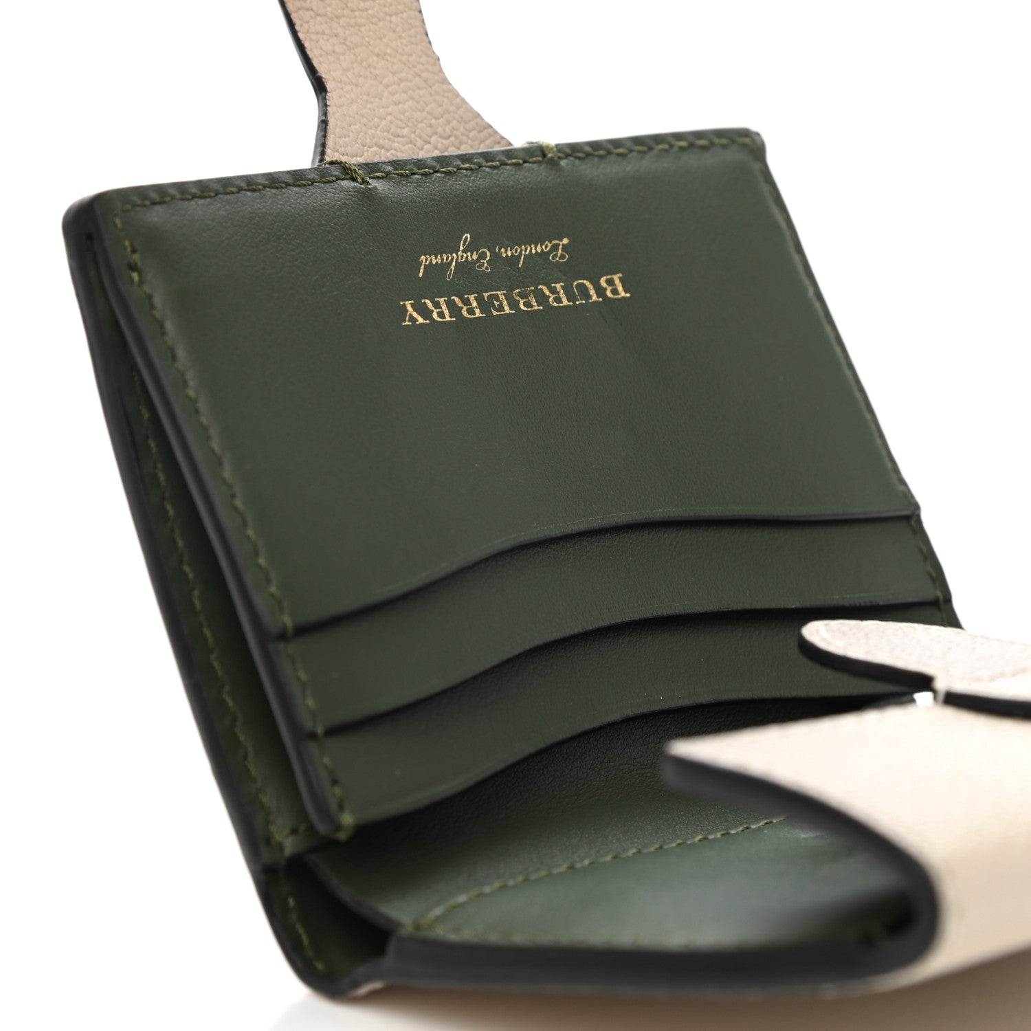 Burberry Goatskin Small Harlow Wallet Stone 8 of 9