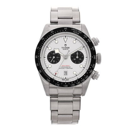 TUDOR Stainless Steel 41mm Black Bay Chronograph Panda Automatic Watch White 79360N 1 of 5