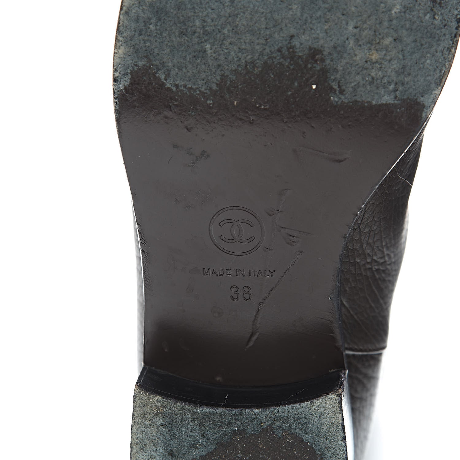 Chanel Calfskin High Boots 38 Dark Brown 8 of 15
