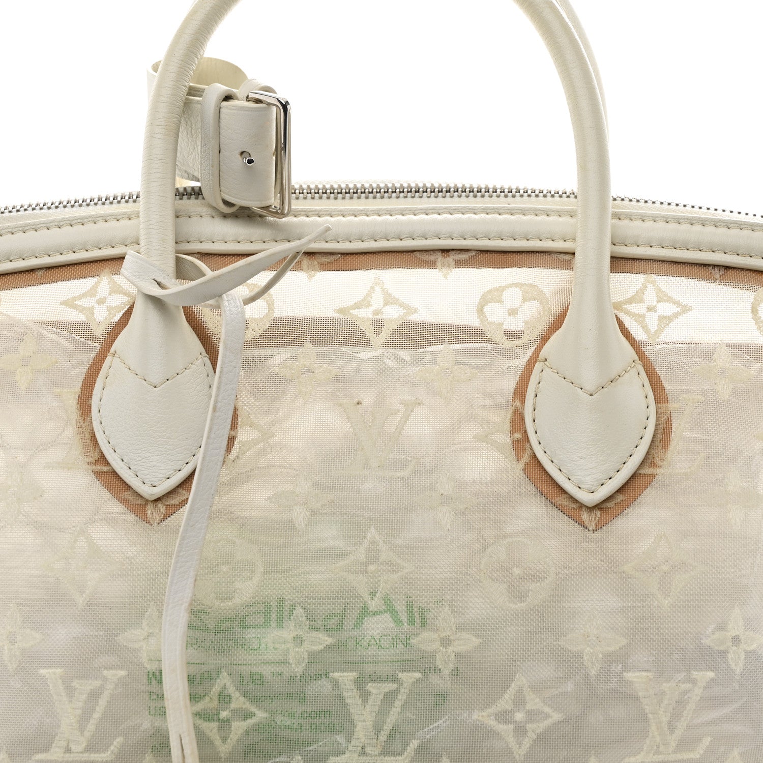 Louis Vuitton Monogram Transparence Lockit East-West White 8 of 12