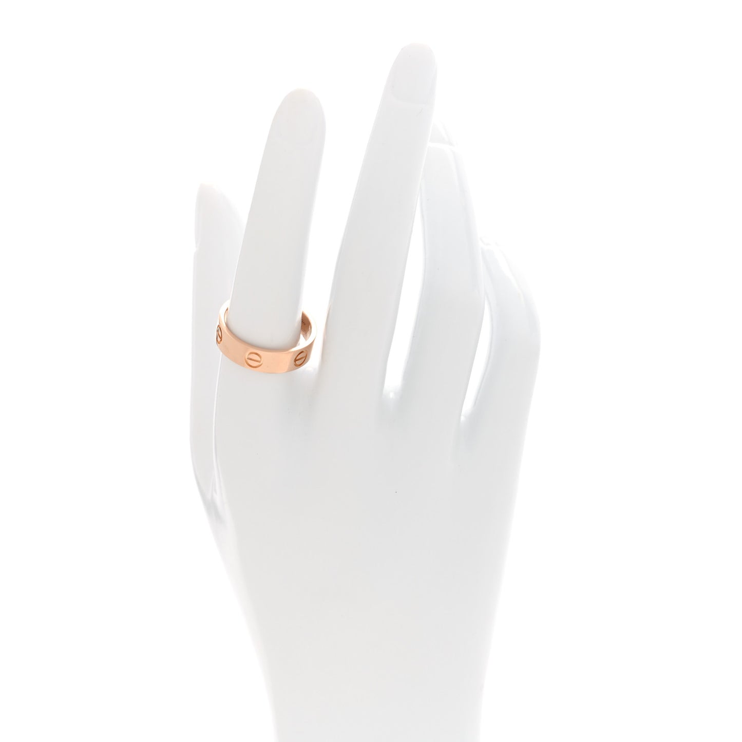 18K Pink Gold 5.5mm LOVE Ring 57 8