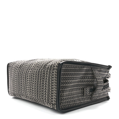 Marc Jacobs Cotton Jacquard Monogram Large The Traveler Tote Bag Beige Multicolor 10 of 12