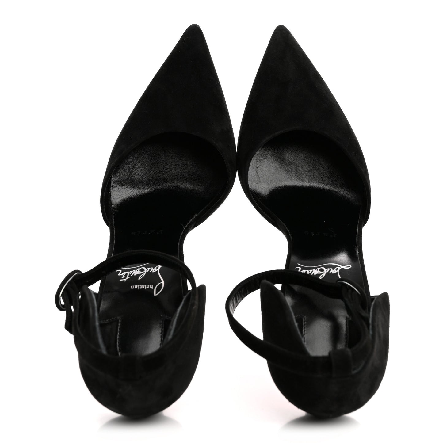 Veau Velours Astrida Bride 100 Pumps 39.5 Black