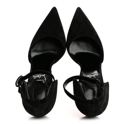 Christian Louboutin Veau Velours Astrida Bride 100 Pumps 39.5 Black 2 of 11