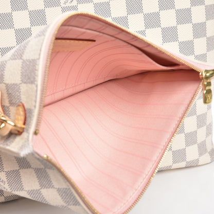 Louis Vuitton Damier Azur Neo Neverfull MM Rose Ballerine 8 of 8