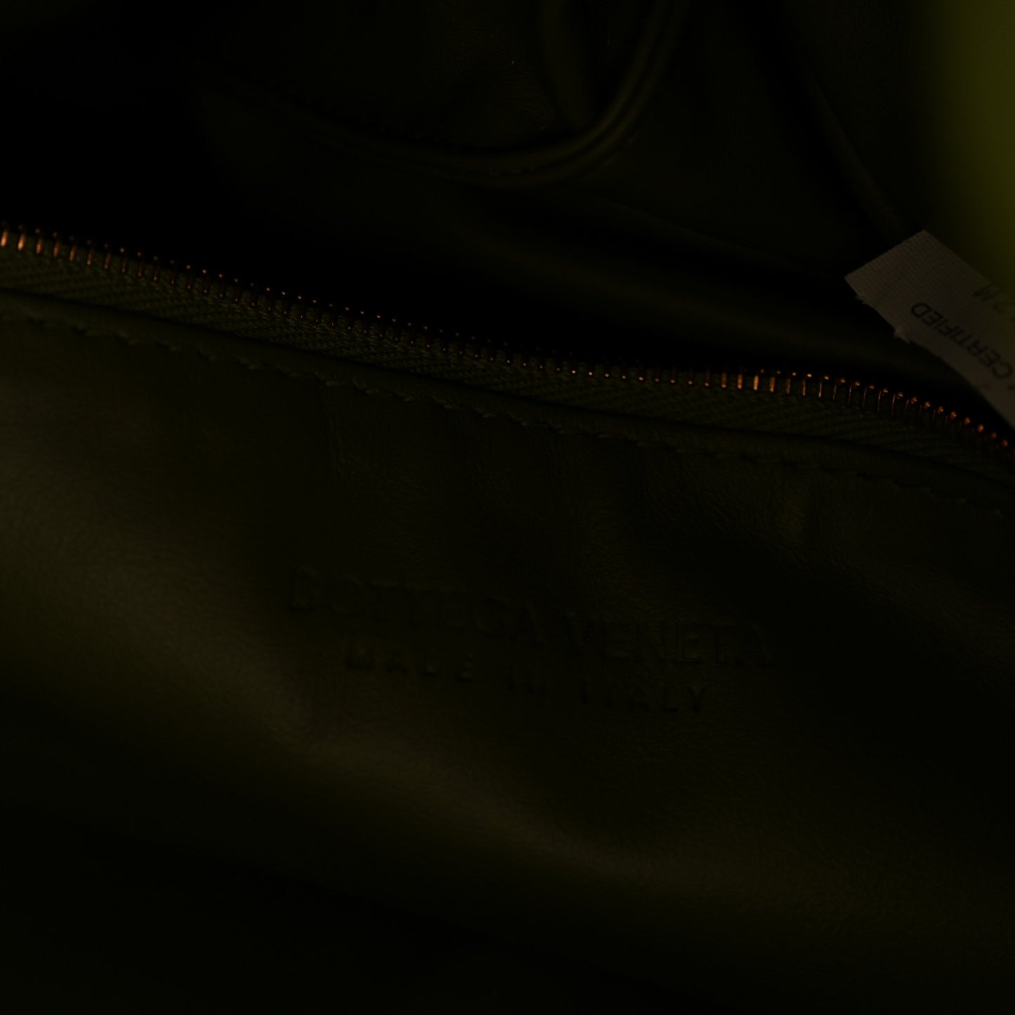 Calfskin Intrecciato Large Hop Matcha