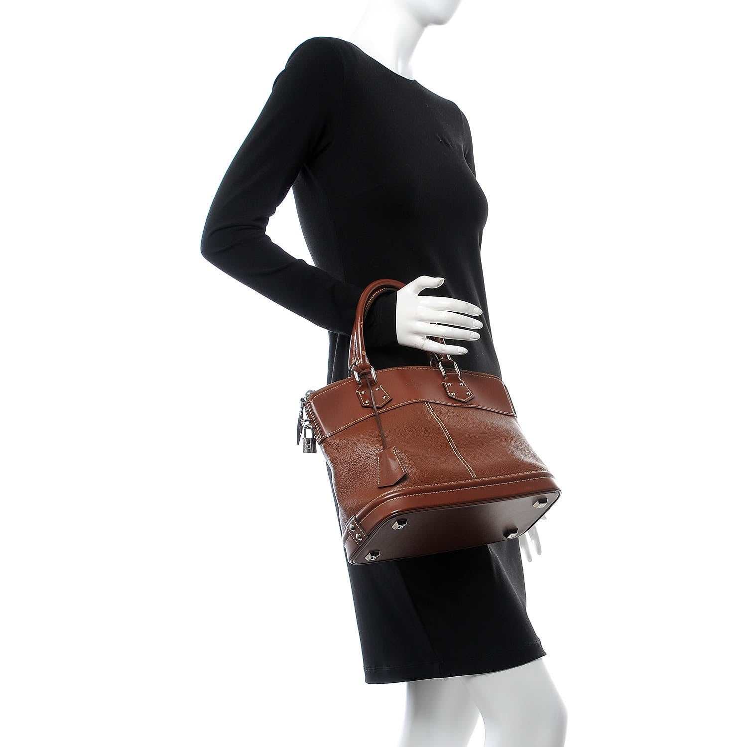 Louis Vuitton Suhali Lockit PM Sienne 2 of 11