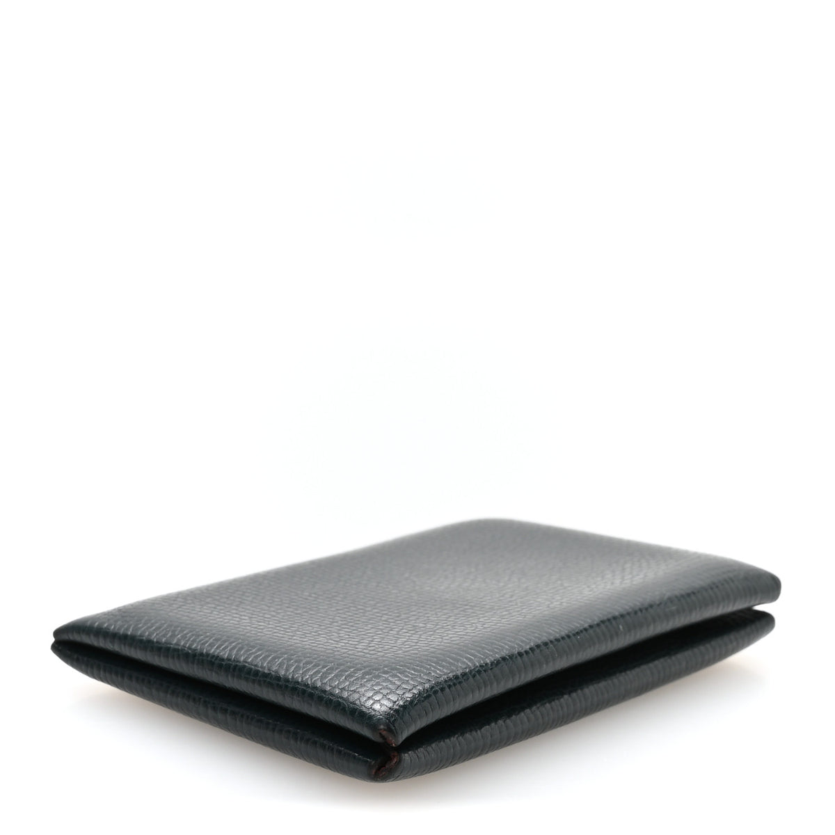 Epsom Horseshoe Calvi Card Case Vert Cypress Capucine