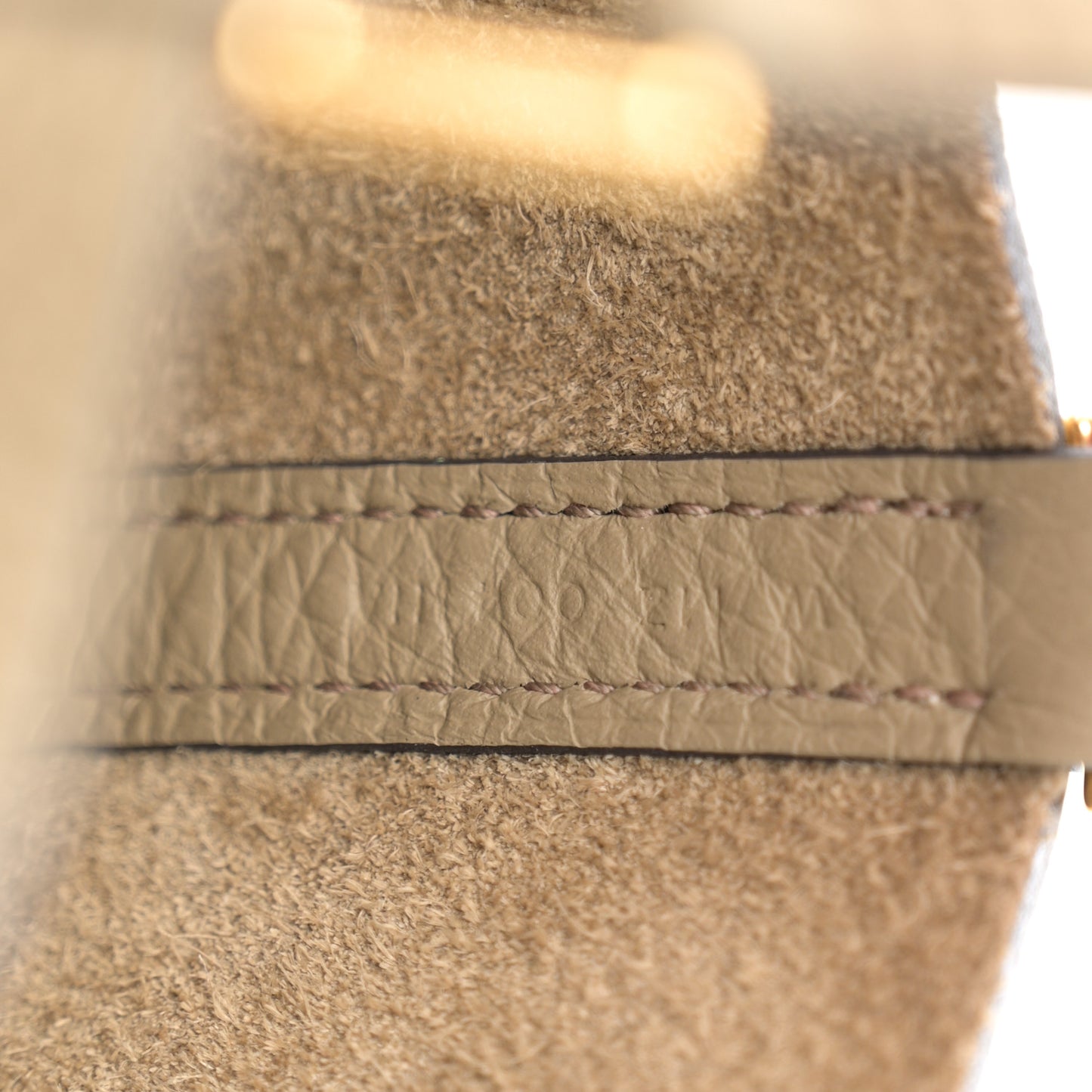 Taurillon Clemence Picotin Lock 22 MM Beige Marfa