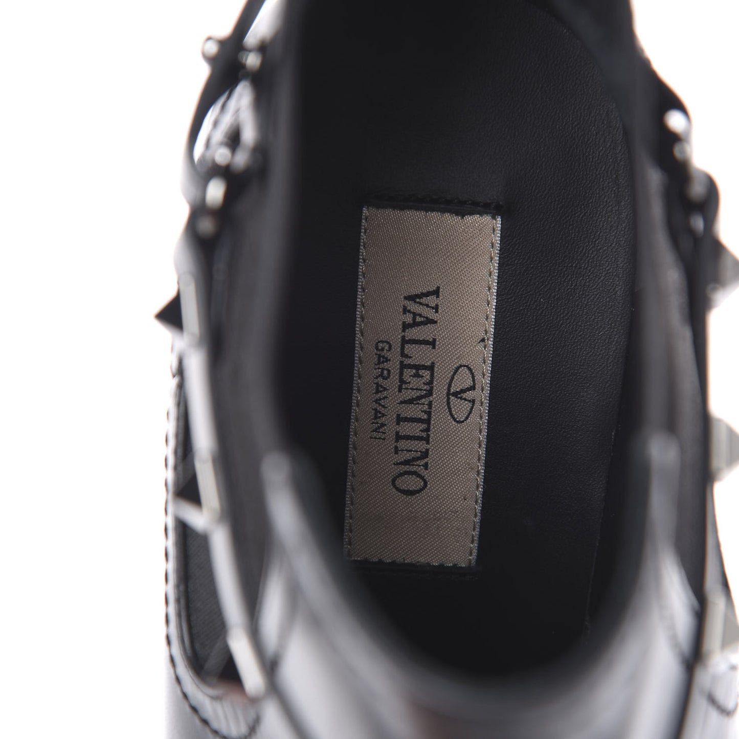 Calfskin Rockstud Chelsea 85mm Ankle Boots 39.5 Black