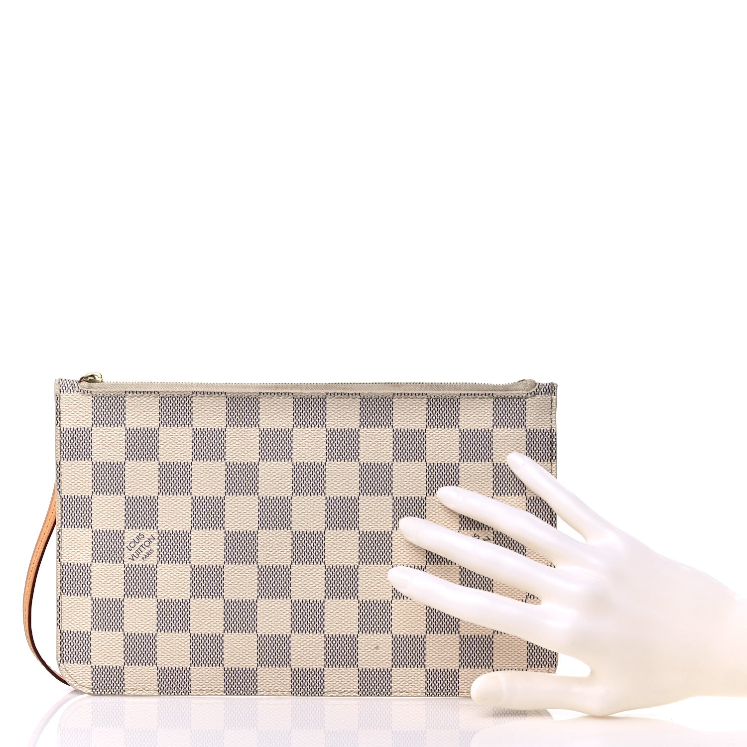 Louis Vuitton Damier Azur Neverfull MM GM Pochette 2 of 13