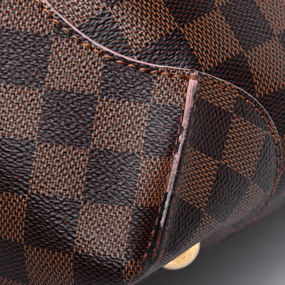 Louis Vuitton Damier Ebene Caissa Hobo Rose Ballerine 16 of 19