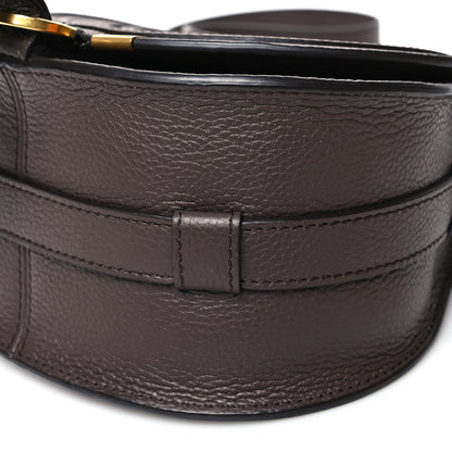 Chloe Grained Calfskin Small Marcie Saddle Bag Bold Brown 10 of 10